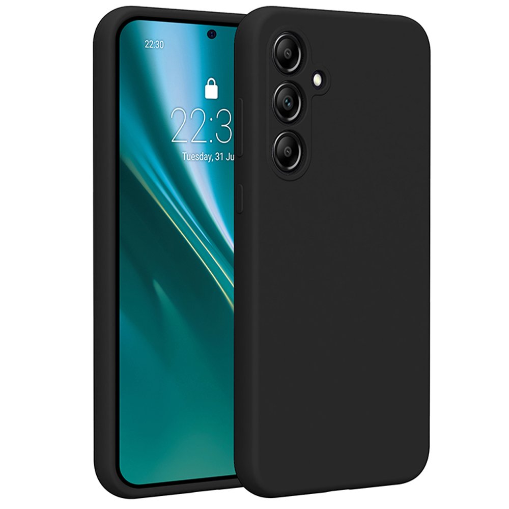 Etteri silikona vāciņš Samsung Galaxy A35 5G, melns