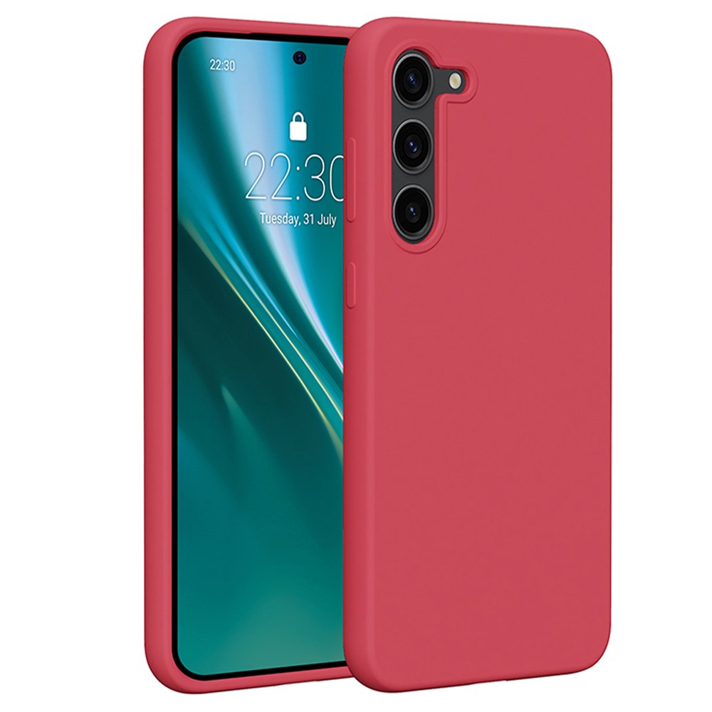 Etteri silikona vāciņš Samsung Galaxy S23 Plus Raspberry