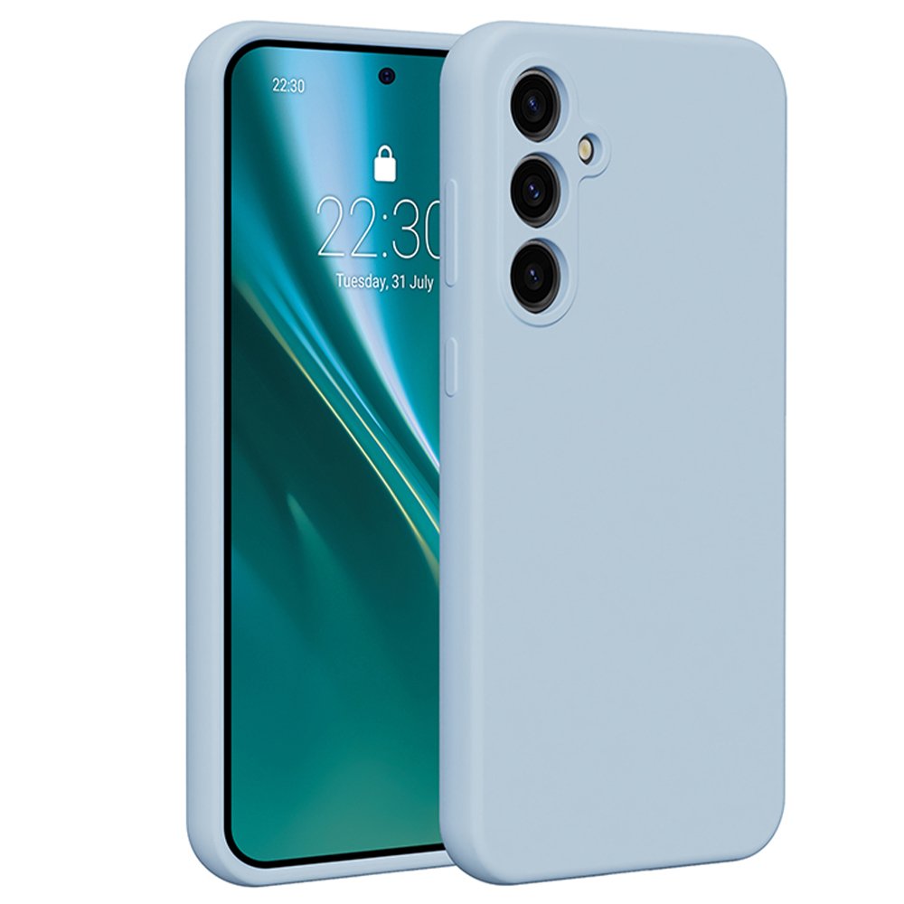 Etteri silikona vāciņš Samsung Galaxy S23 FE, gaiši zils