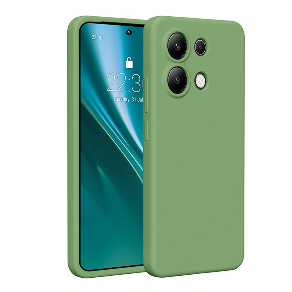 Etteri silikona vāciņš Xiaomi Redmi Note 13 4G, gaiši zaļš