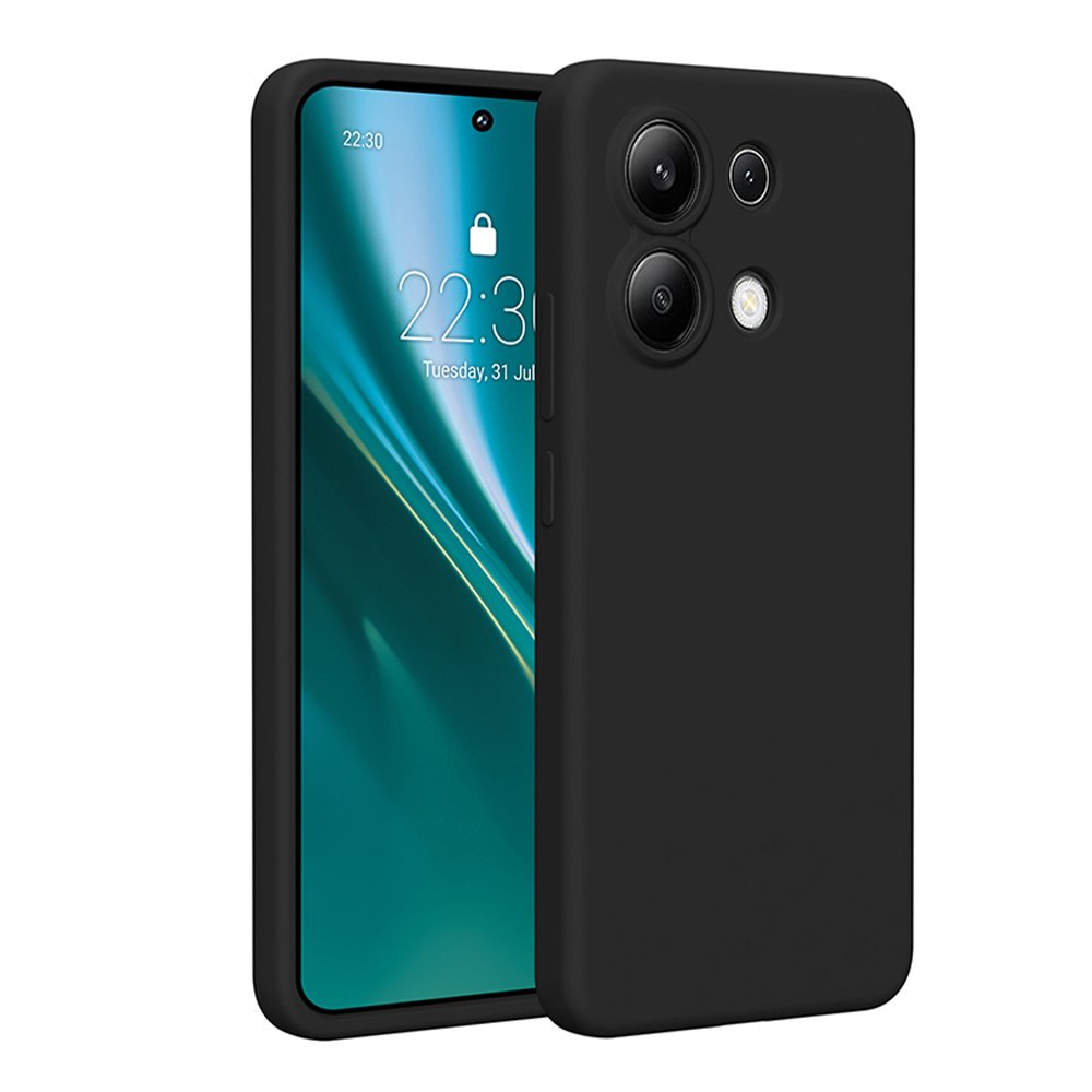 Etteri silikona vāciņš Xiaomi Redmi Note 13 4G, melns