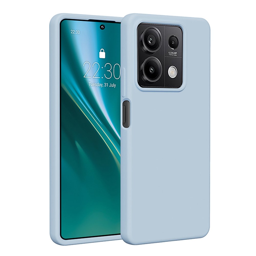 Etteri silikona vāciņš Xiaomi Redmi Note 13 5G, gaiši zils