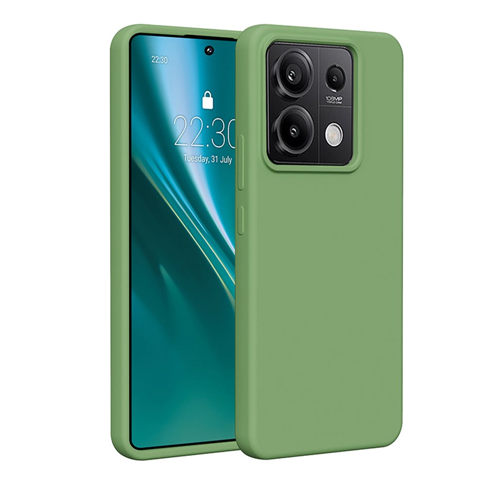 Etteri silikona vāciņš Xiaomi Redmi Note 13 Pro 5G, gaiši zaļš