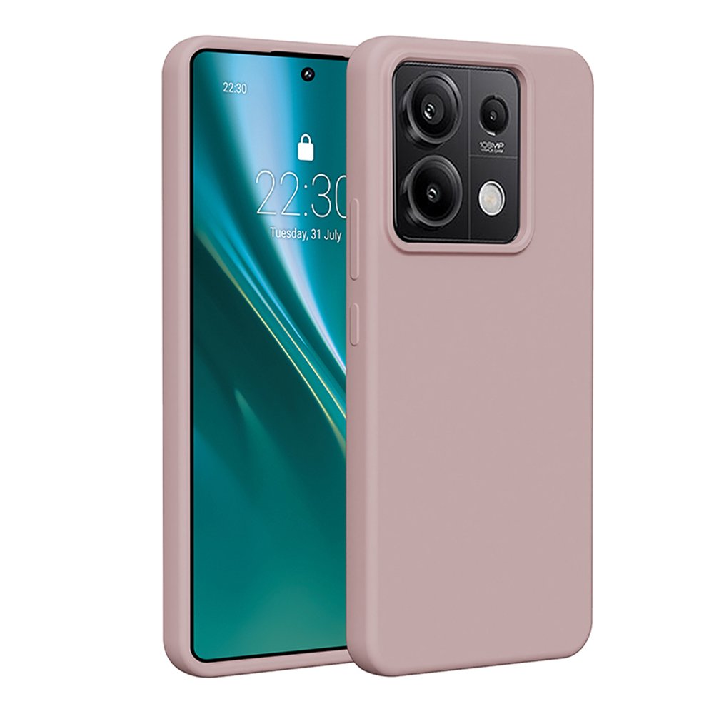 Etteri silikona vāciņš Xiaomi Redmi Note 13 Pro 5G, gaiši rozā