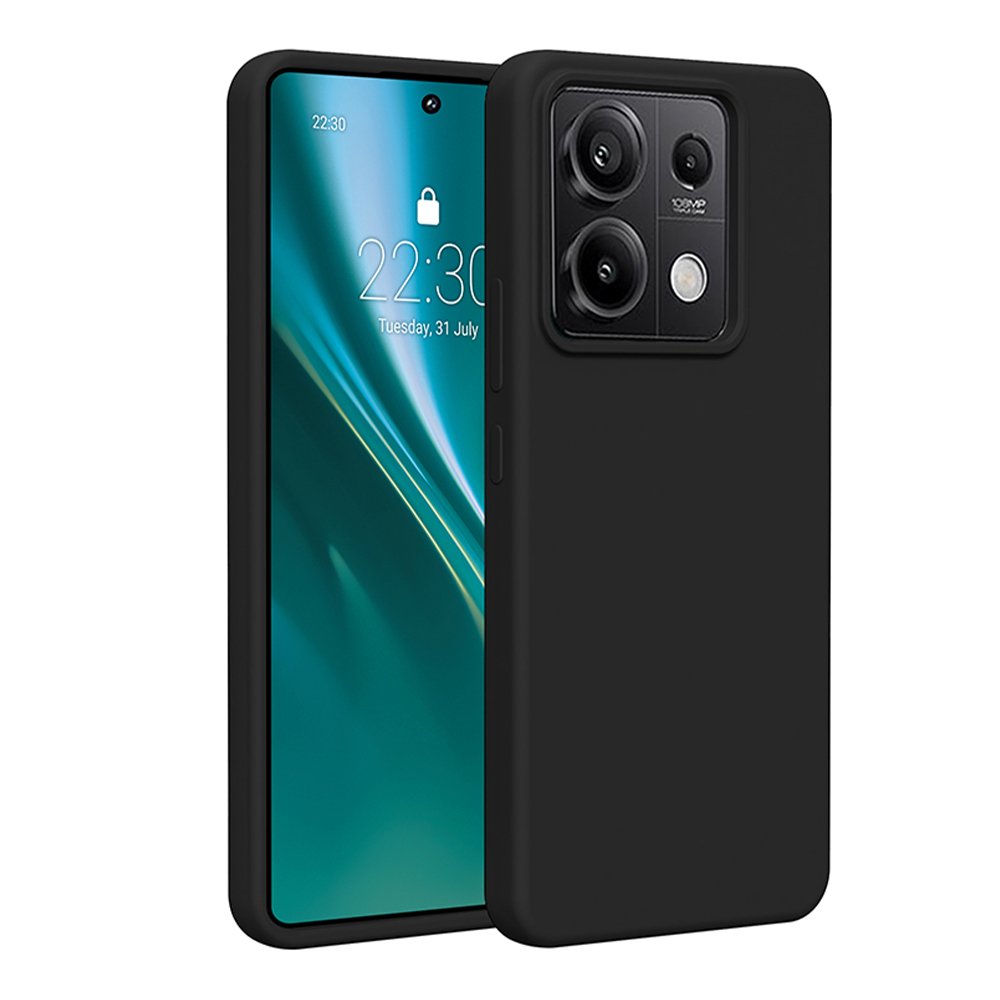 Etteri silikona vāciņš Xiaomi Redmi Note 13 Pro 5G, melns