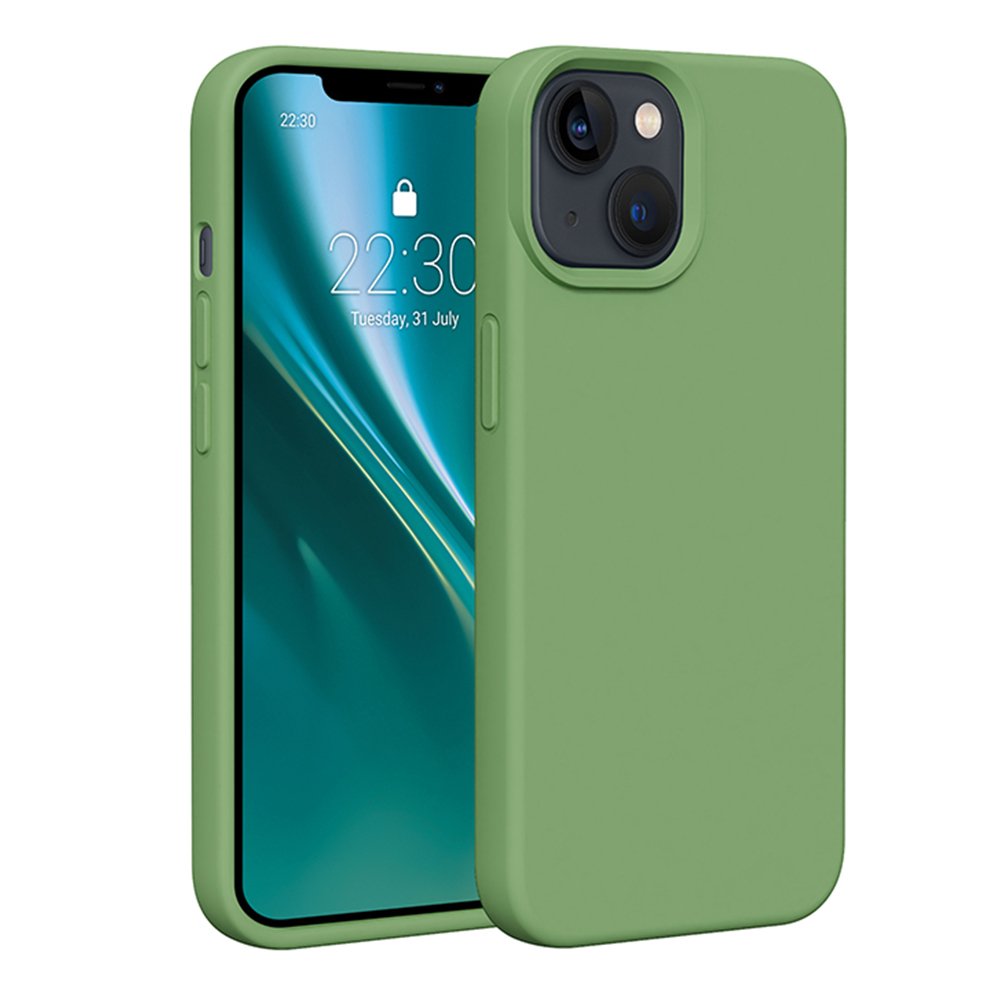 Etteri silikona vāciņš iPhone 14 6,1", gaiši zaļš