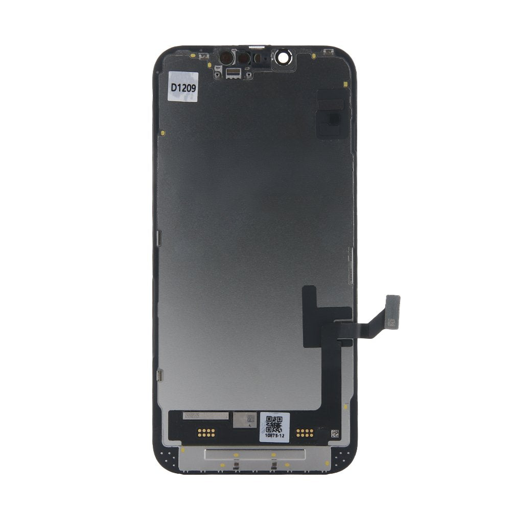 LCD displejs ar skārienekrānu iPhone 14, servisa pakotne, melna