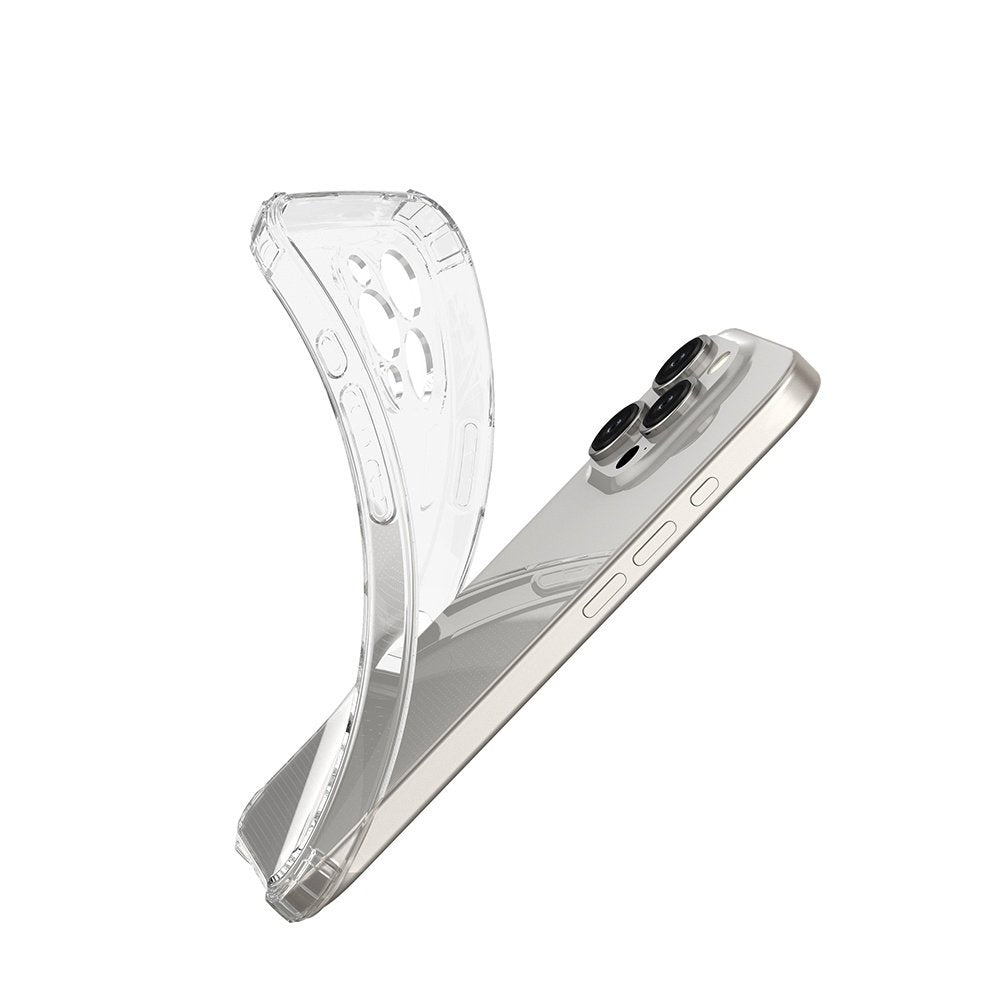Triecienizturīgs 1,5mm vāciņš iPhone 13 Mini 5,4", caurspīdīgs