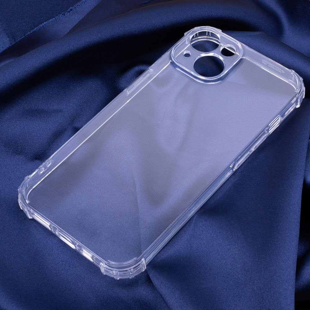Triecienizturīgs 1,5mm vāciņš iPhone 13 Mini 5,4", caurspīdīgs