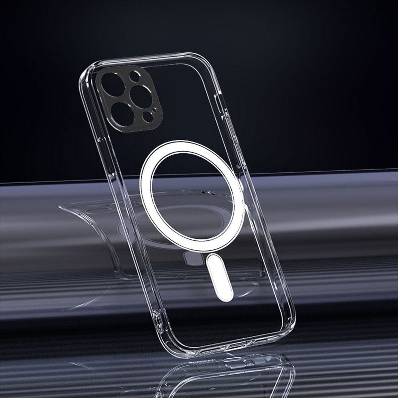 Triecienizturīgs 1,5 mm MagSafe aizsargapvalks iPhone 16 Pro 6,3" telefonam ar caurspīdīgu kameras aizsardzību