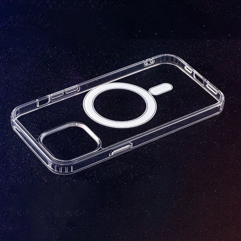 Triecienizturīgs 1,5 mm MagSafe vāciņš Samsung Galaxy S24 caurspīdīgs ar lielu caurumu