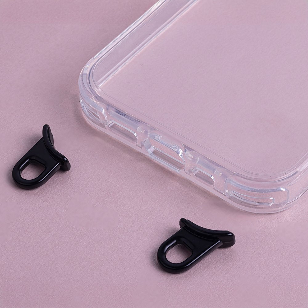 Aizsargvāciņš ar āķi iPhone 13 / 14 6,1" melnā krāsā