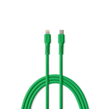 Colorum kabelis USB-C - Lightning 1,8m 2,4A CK12-CL-04 x zaļš