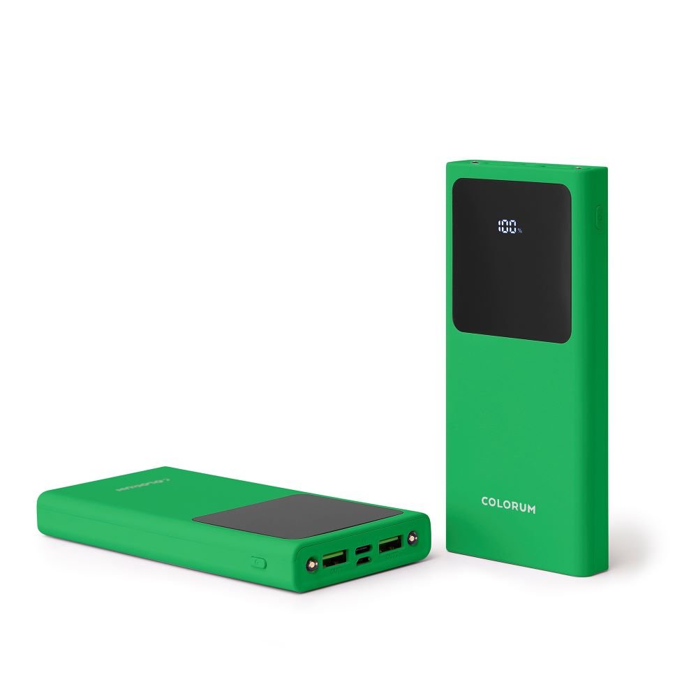 Colorum ārējā baterija 10 000 mAh CPB10-04 x zaļa
