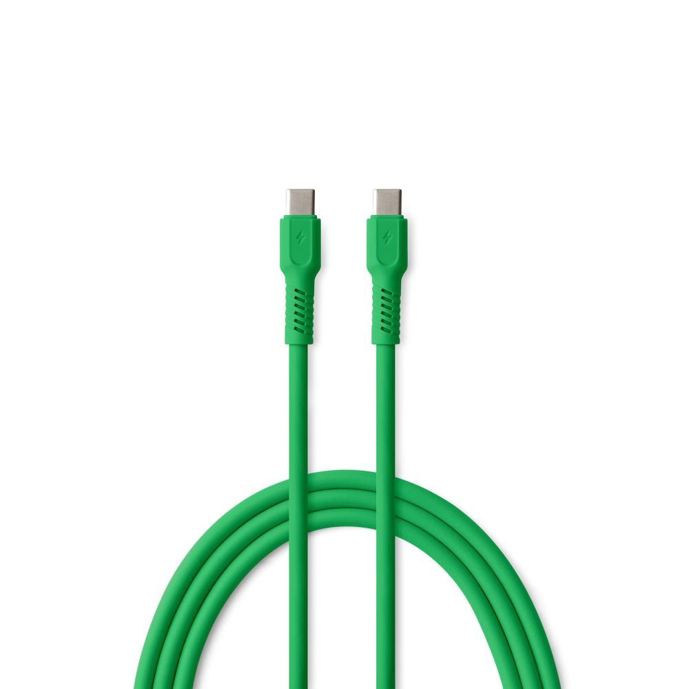 Colorum kabelis USB-C - USB-C 1,8m 3A CK60-CC-04 x zaļš