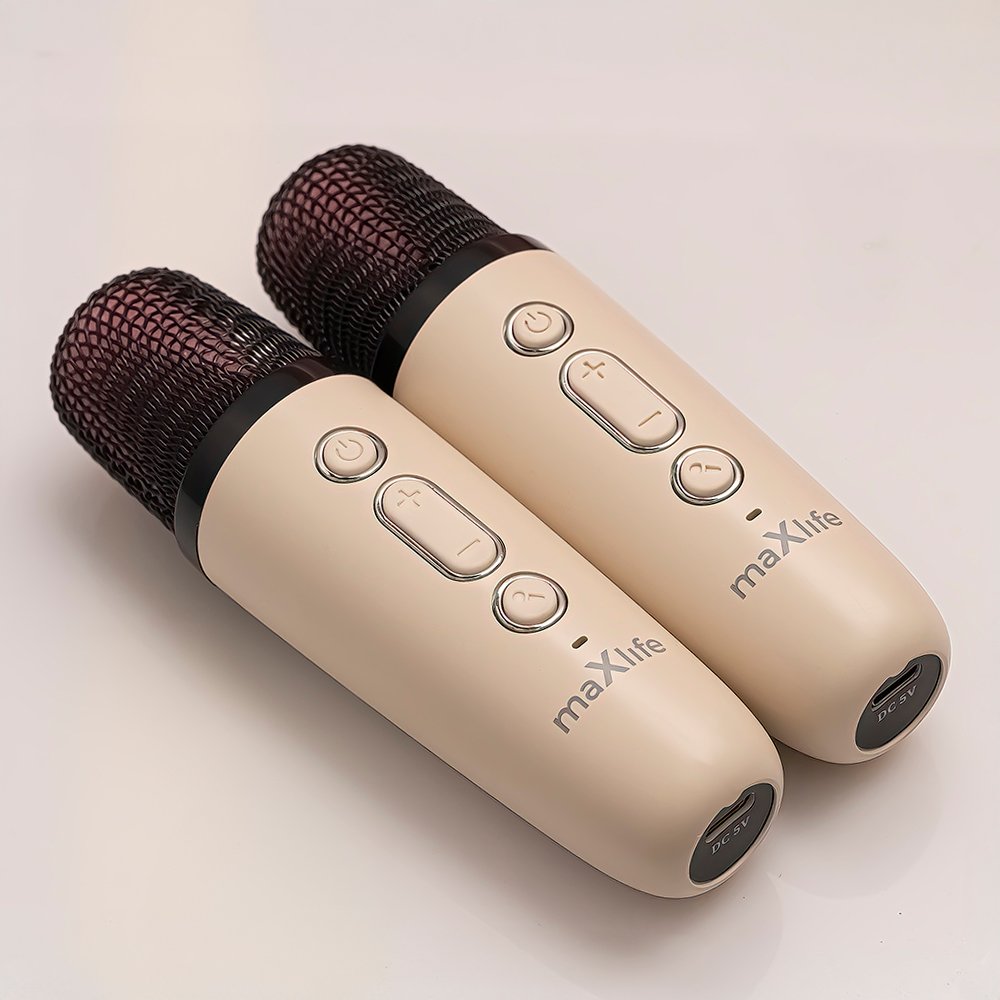 Maxlife Bluetooth skaļrunis karaoke MXKS-200, rozā
