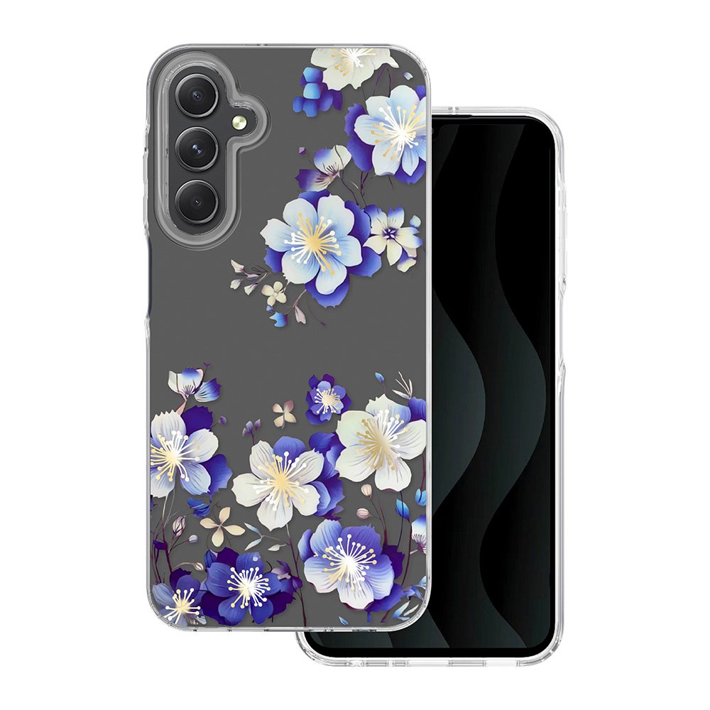 IMD apdrukas maciņš Samsung Galaxy A25 5G (globāls) ar ziedu rakstu