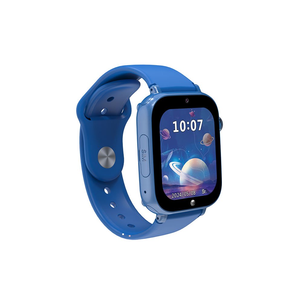 Forever viedpulkstenis GPS WiFi 4G Kids Look Me! 3 KW-520, zils