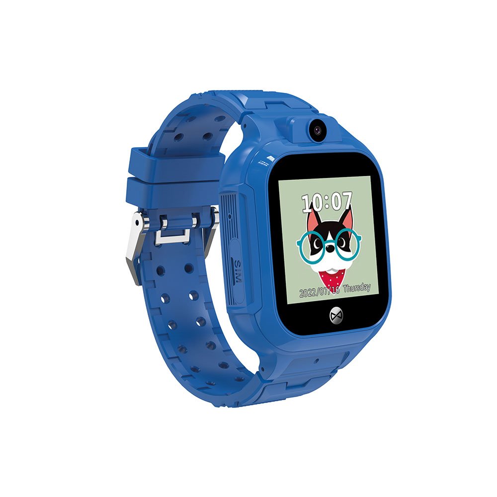 Forever viedpulkstenis GPS WiFi Kids See Me! 3 KW-320, zils