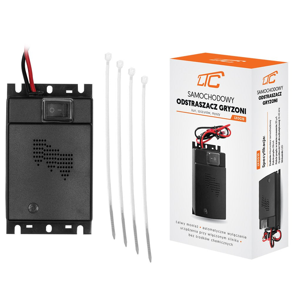 Automašīnas caunu, peļu, žurku un grauzēju atbaidītājs 12V/24V DC LTC