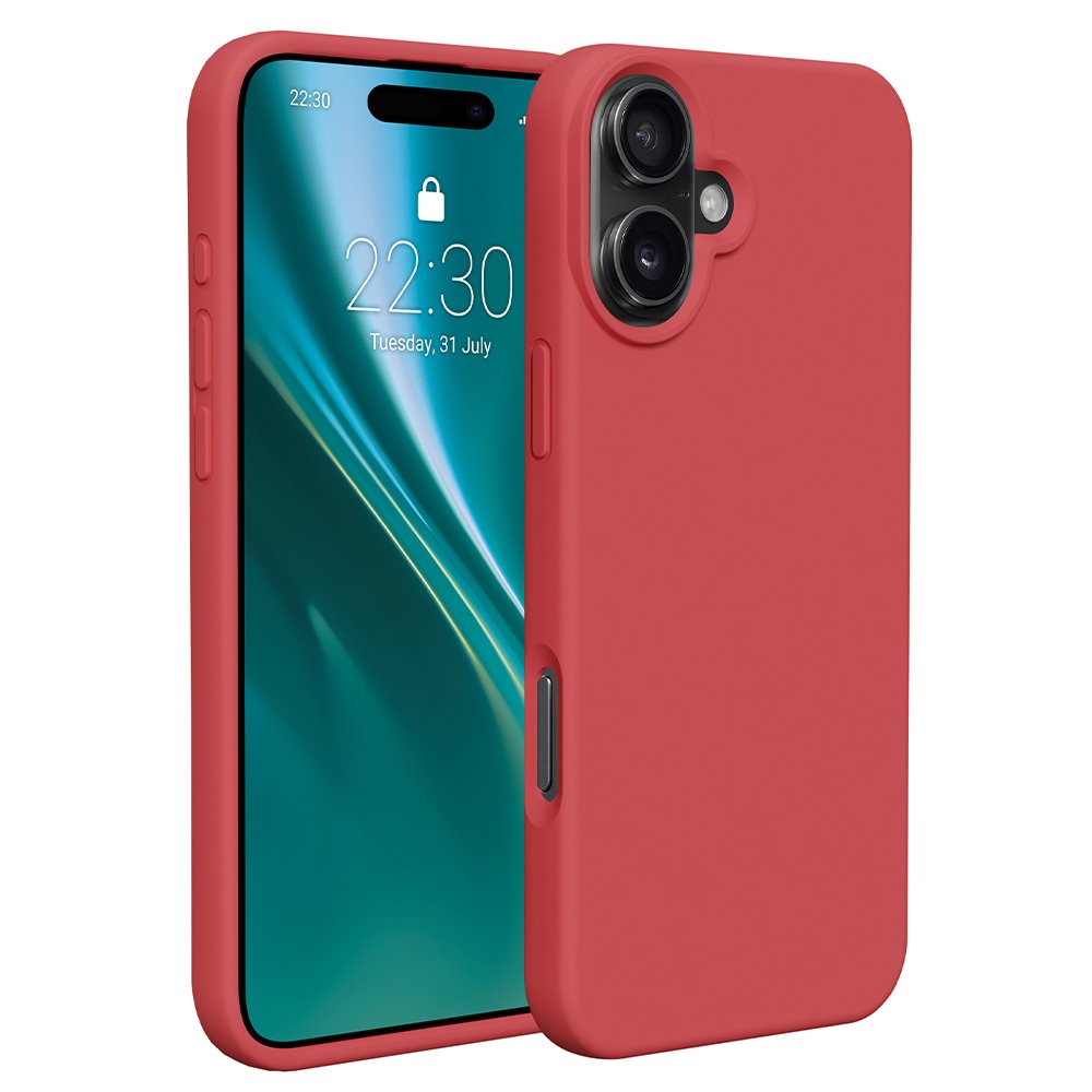 Etteri silikona vāciņš iPhone 16 6,1" Raspberry