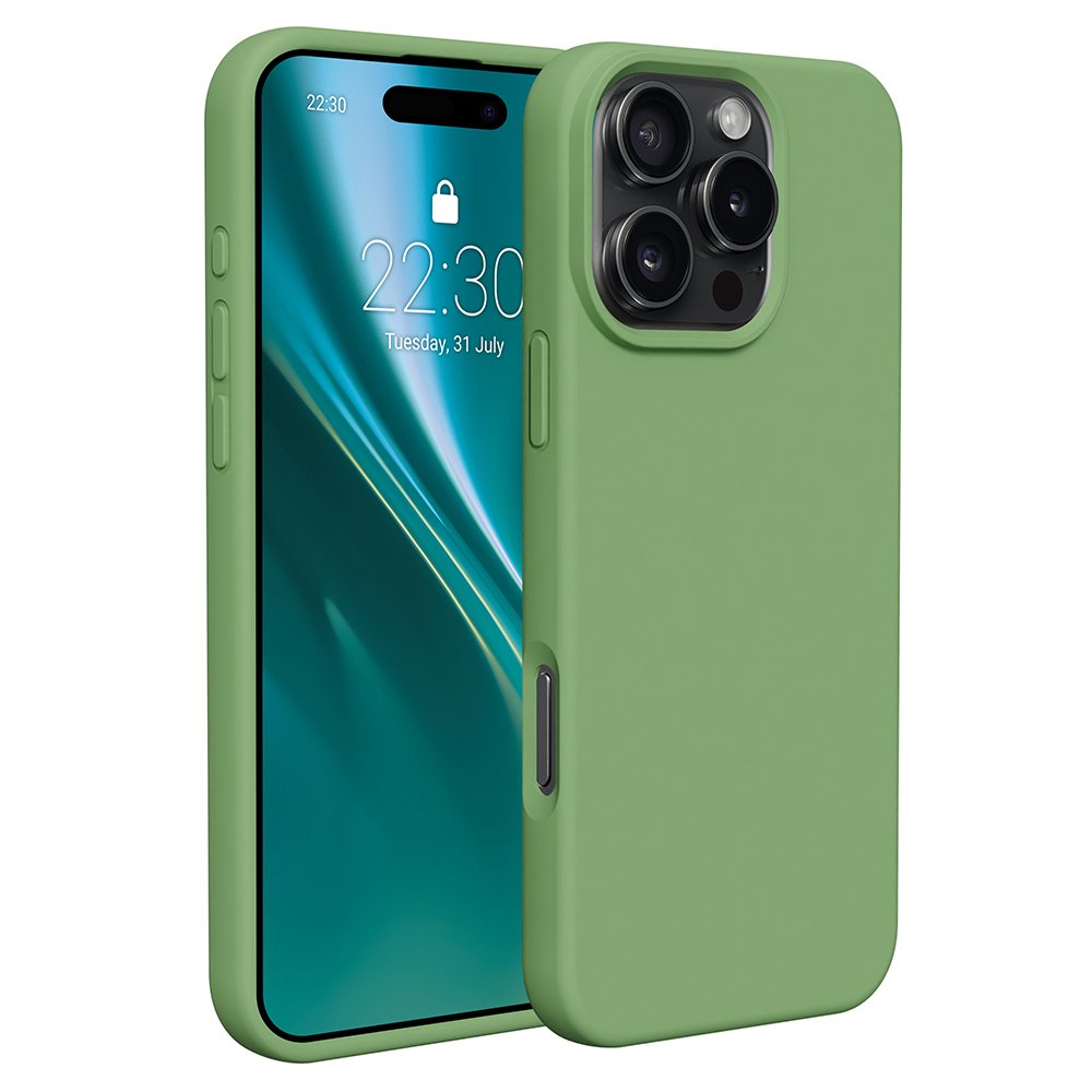 Etteri silikona vāciņš iPhone 16 Pro Max 6,9", gaiši zaļš