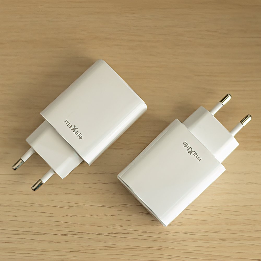 Maxlife lādētājs MXTC-10-20C PD QC 1x USB-C 20W, balts