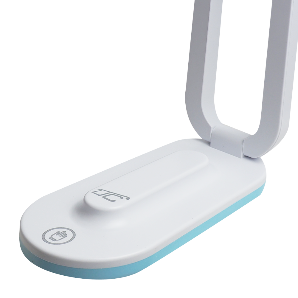 Salokāma LED galda lampa 10W, 3000/4500/6000K, 1200mAh, zila, LTC