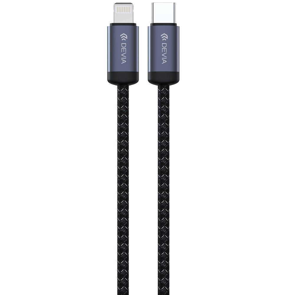 Devia kabelis Gracious EC645 PD USB-C - Lightning 1,0 m 27W 3A melns