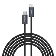 Devia kabelis Extreme EC652 PD USB-C - USB-C 2,0 m 240W melns