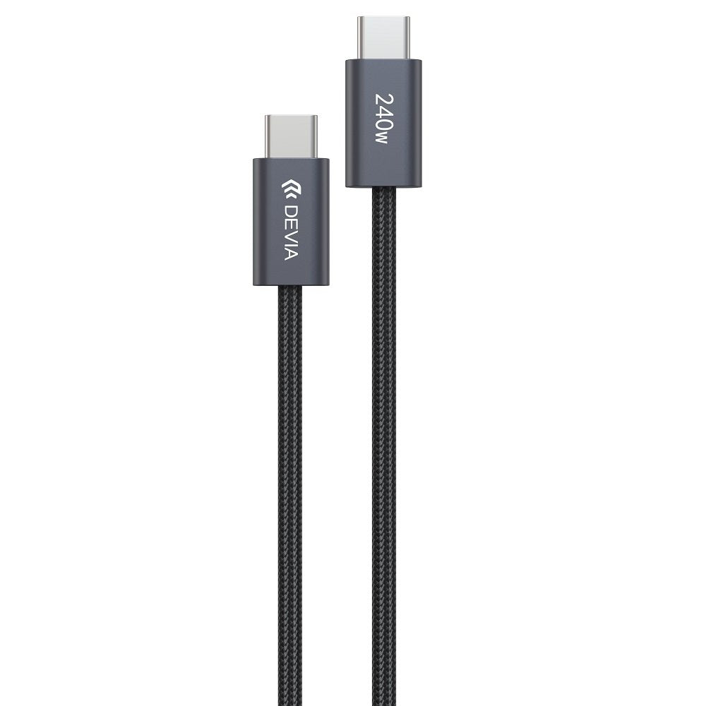 Devia kabelis Extreme EC652 PD USB-C - USB-C 2,0 m 240W melns