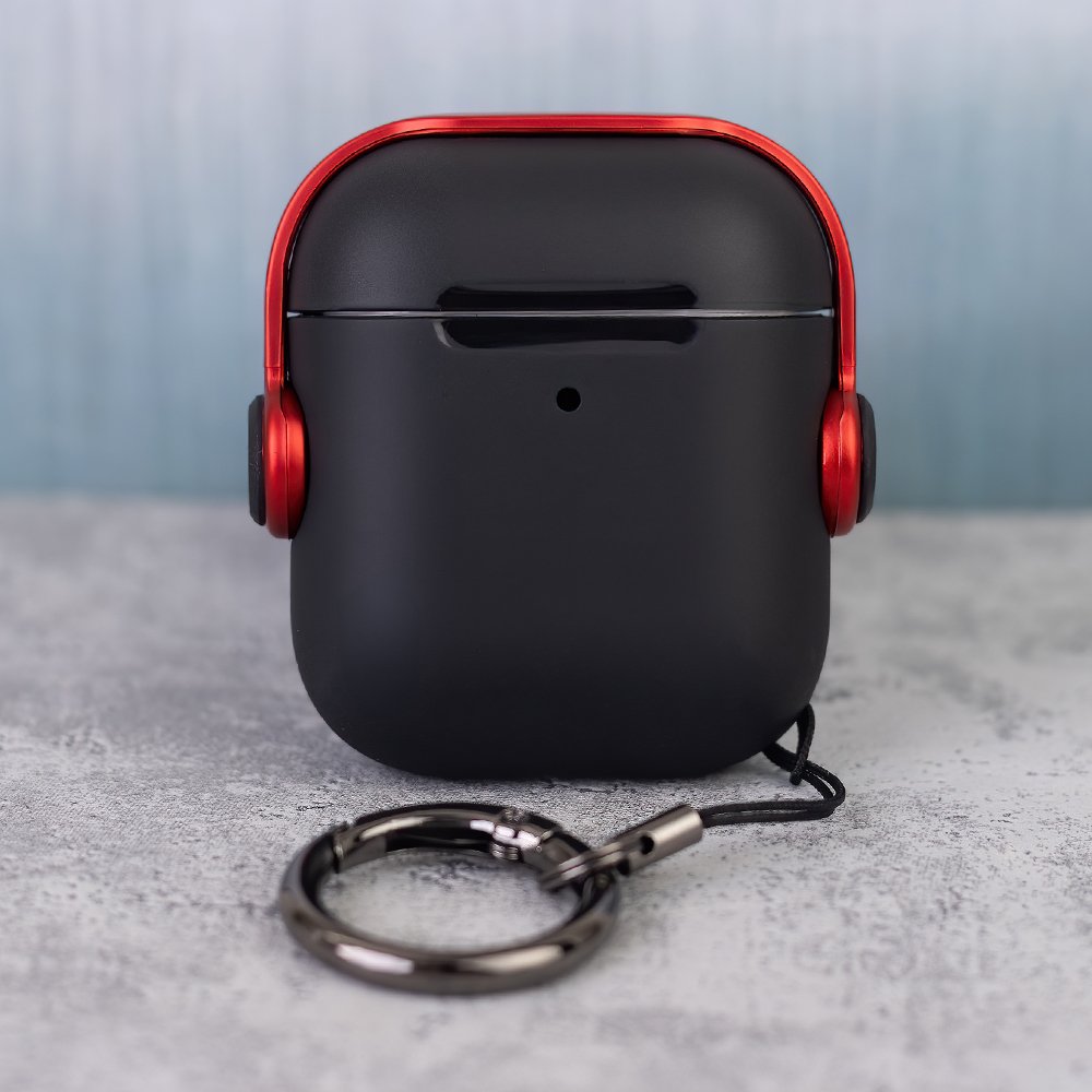 Vāciņš Airpods / Airpods 2 austiņām, sarkans