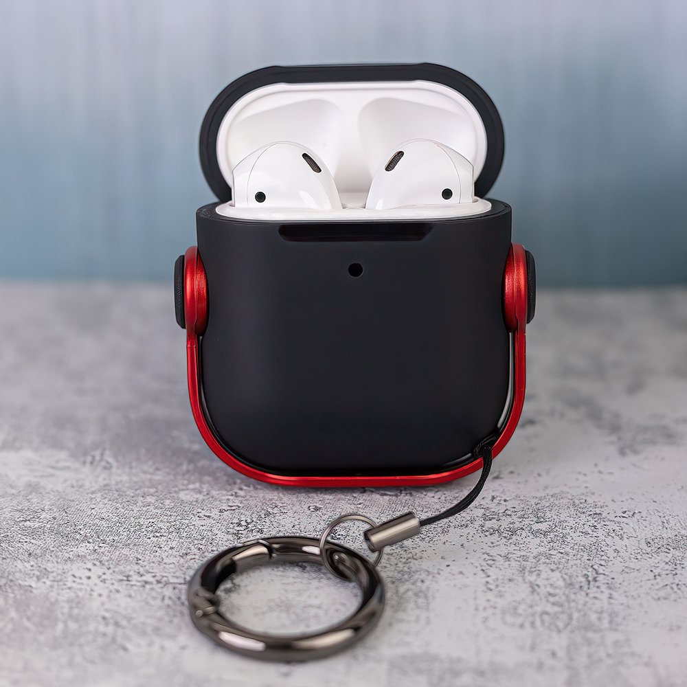 Vāciņš Airpods / Airpods 2 austiņām, sarkans