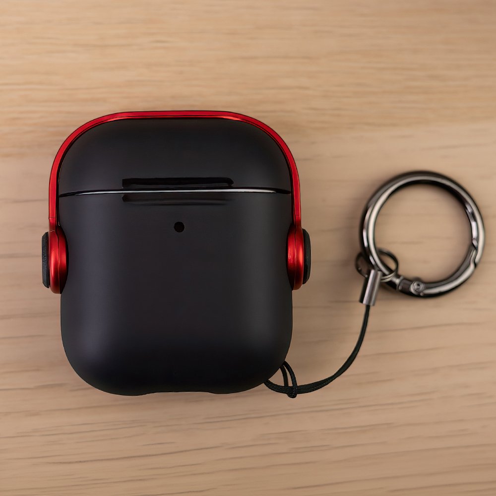 Vāciņš Airpods / Airpods 2 austiņām, sarkans