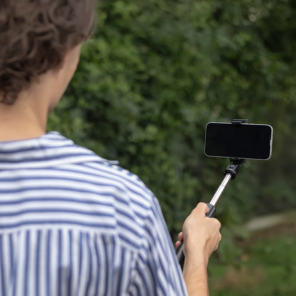 Maxlife Bluetooth selfija kāts trīskājis MXST-100, melns