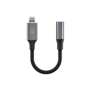 Forever adapteris audio AJL-01 jack 3,5 mm - Lightning, melns