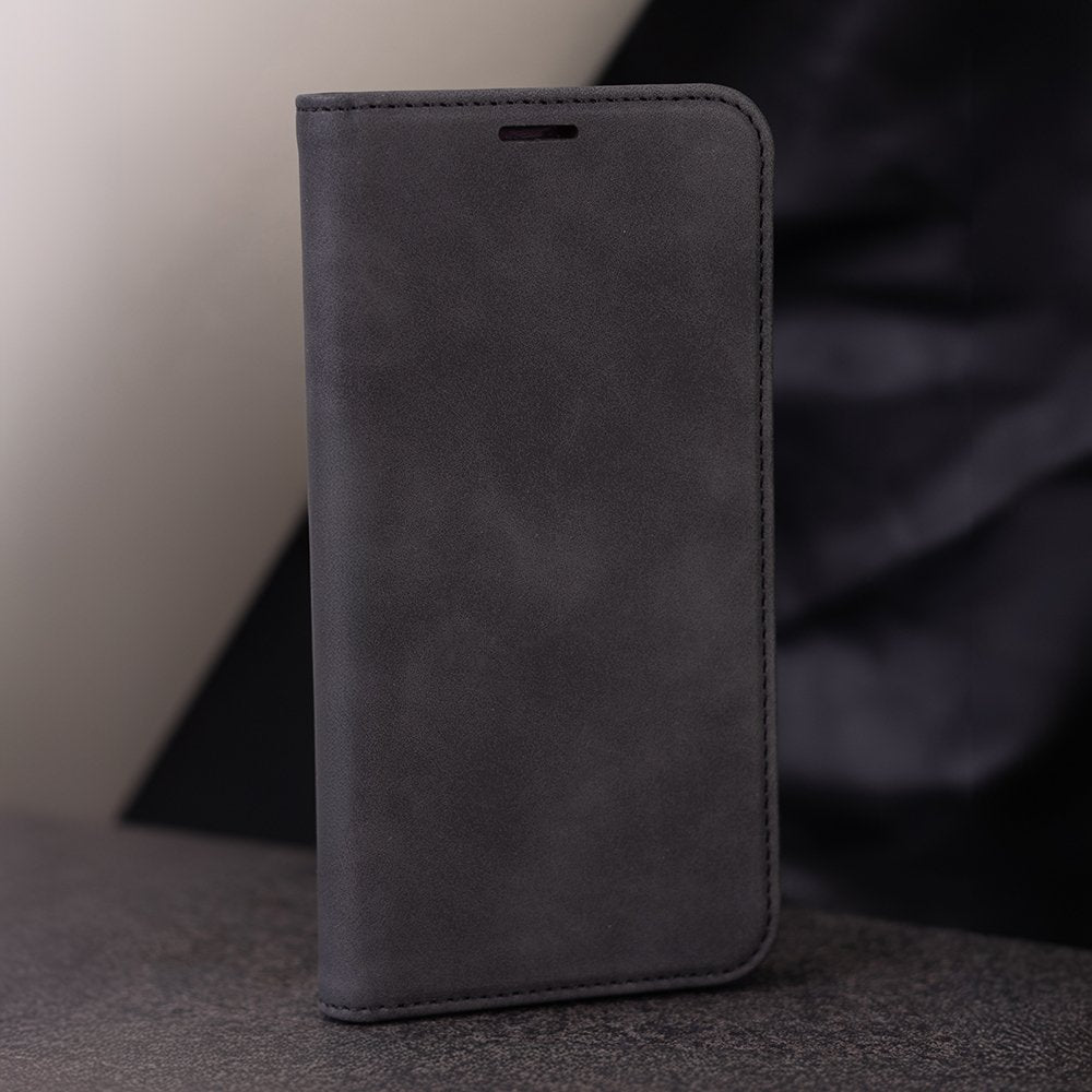 „Smart Suede“ apvalks „Google Pixel 11 Pro XL“ (melns)