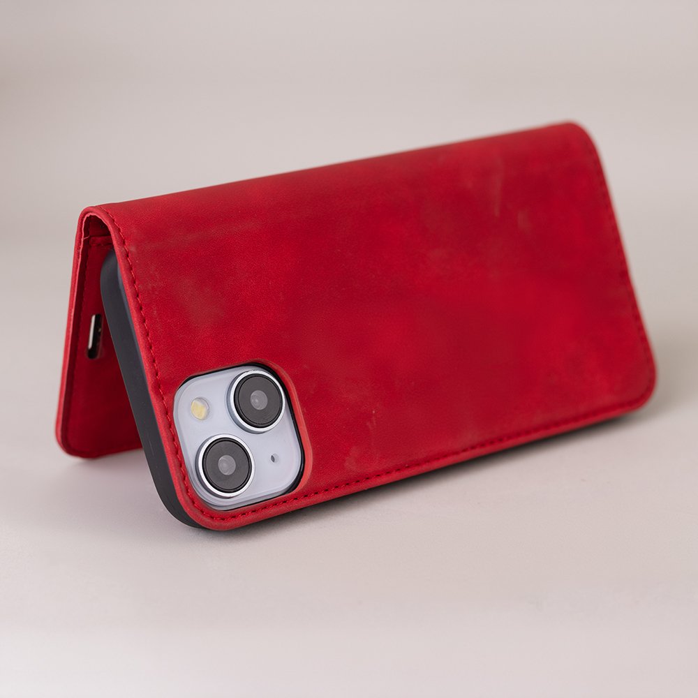 Smart Suede maciņš Xiaomi Redmi Note 15 5G (EU), sarkans