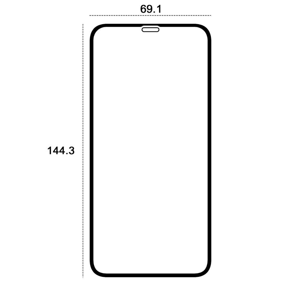 Etteri aizsargstikls 9D iPhone 11 6,1"