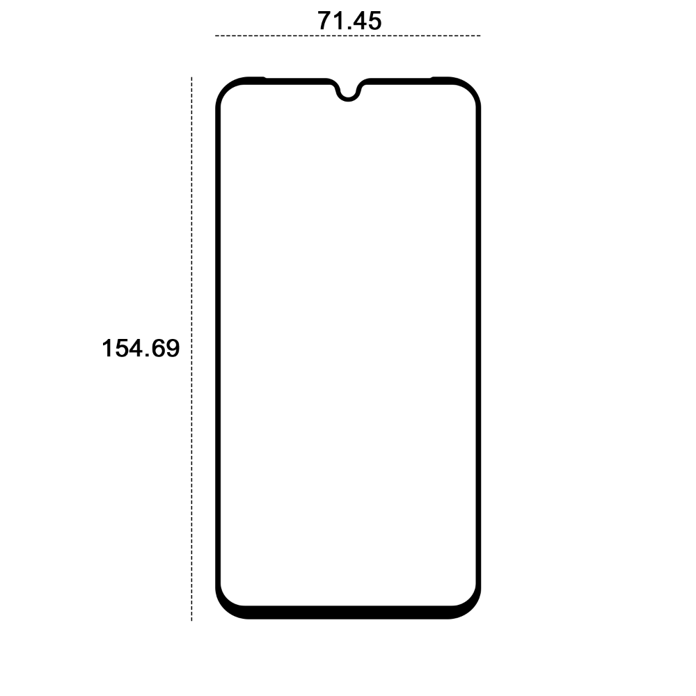 Etteri rūdītais stikls 9D priekš Samsung Galaxy A15 4G / A15 5G