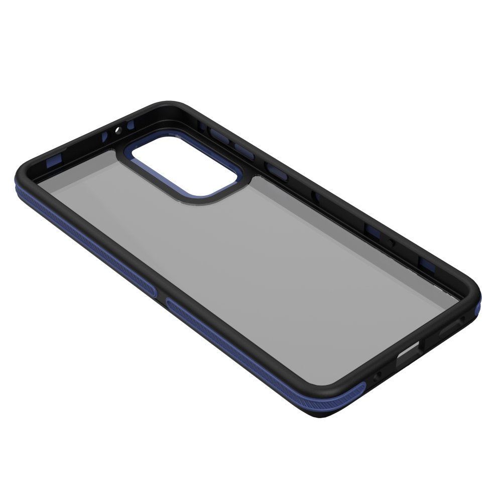 Kristāla melns vāciņš Samsung Galaxy M55 5G, zils