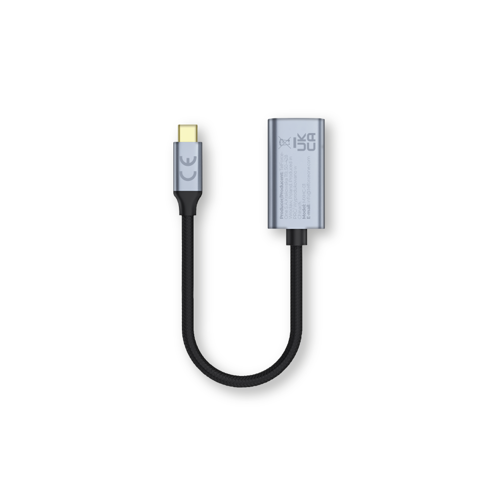 Maxlife adapteris MXHC-01 HDMI - USB-C 4K 60HZ, melns