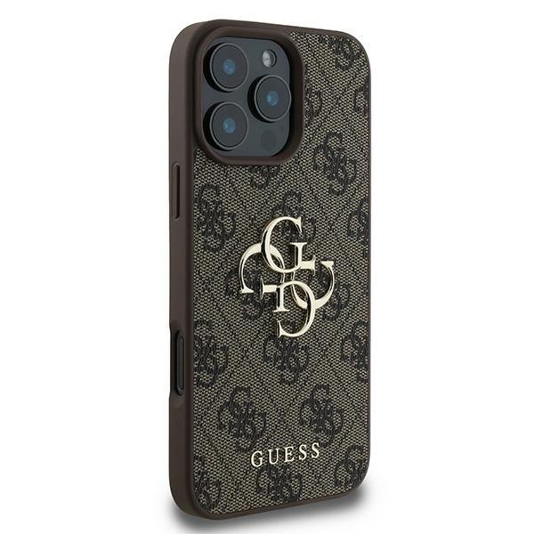 Guess vāciņš iPhone 16 Pro 6,3", brūns (GUHCP16L4GMGBR)