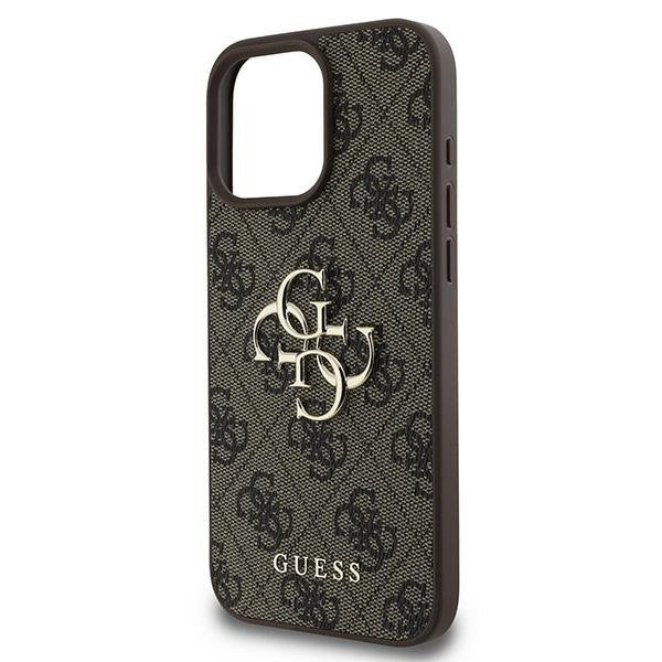 Guess vāciņš iPhone 16 Pro 6,3", brūns (GUHCP16L4GMGBR)
