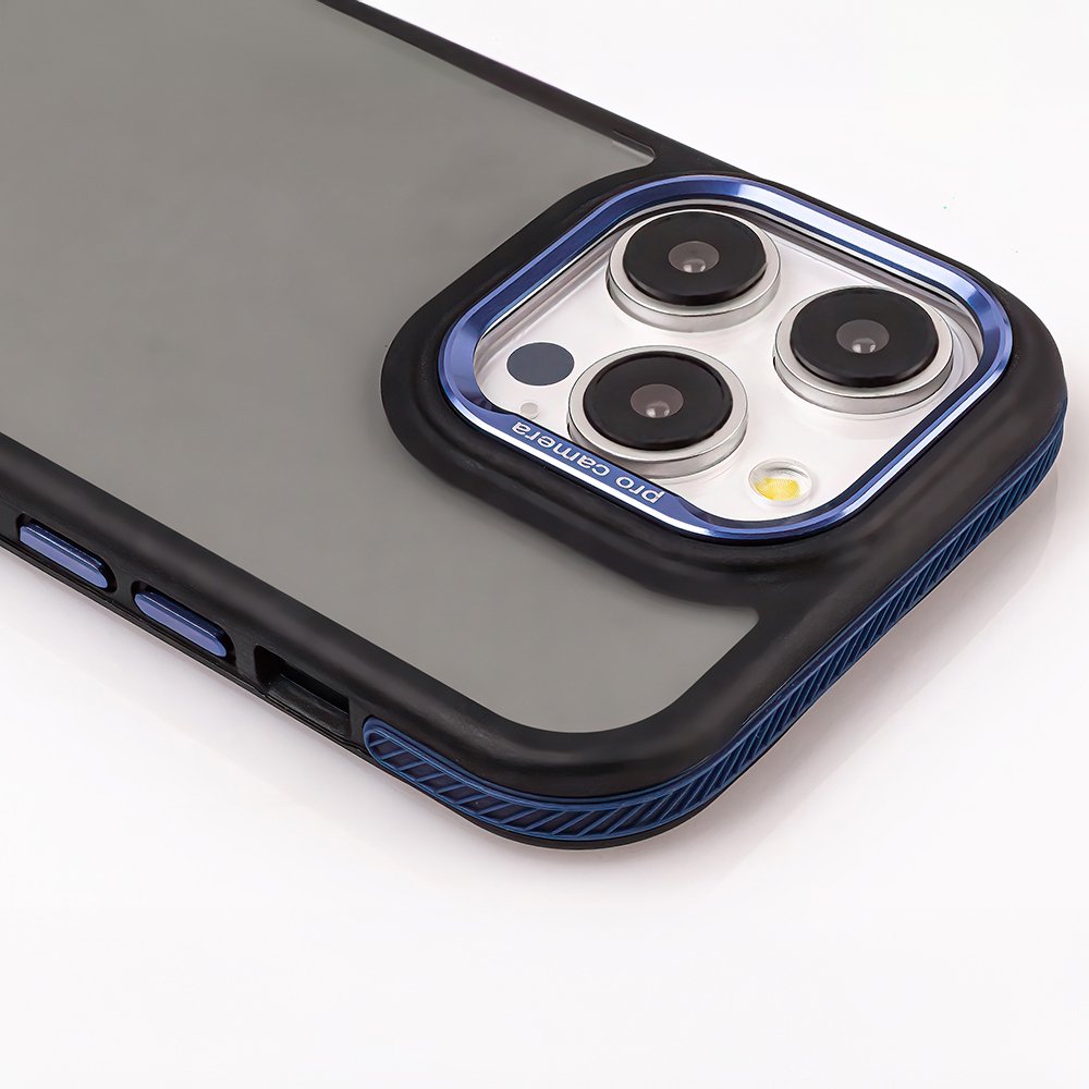 Kristāla melns vāciņš Xiaomi Redmi Note 14 5G (Global), zils