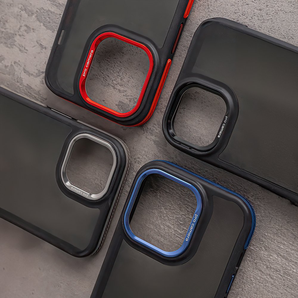 Kristāla melns vāciņš Samsung Galaxy S25 Plus, sarkans