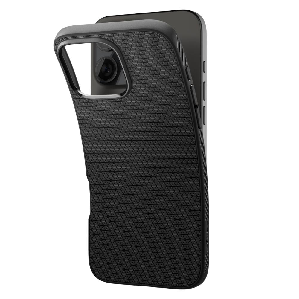 Spigen Liquid Air vāciņš iPhone 16 Pro 6,3", matēts melns