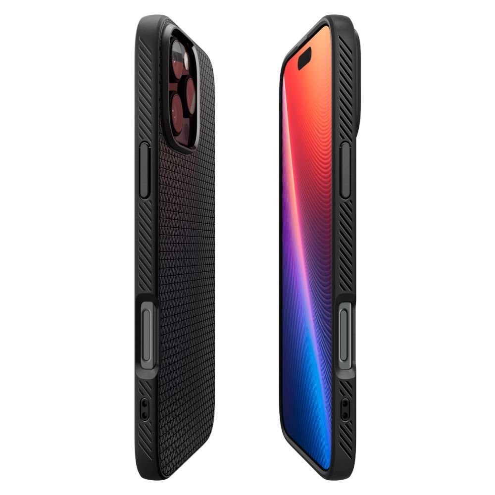 Spigen Liquid Air vāciņš iPhone 16 Pro 6,3", matēts melns