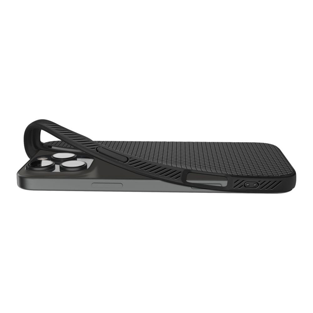 Spigen Liquid Air vāciņš iPhone 16 Pro 6,3", matēts melns