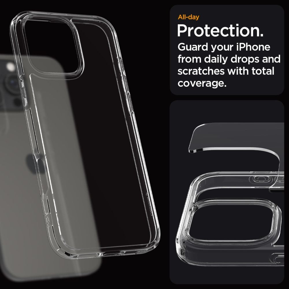 Spigen Ultra Hybrid vāciņš iPhone 16 Pro 6,3", caurspīdīgs